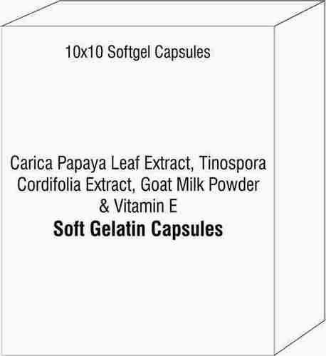 Carica Papaya Leaf Extract Tinospora Cordifolia Extract Goat Milk Powder & Vitamin E