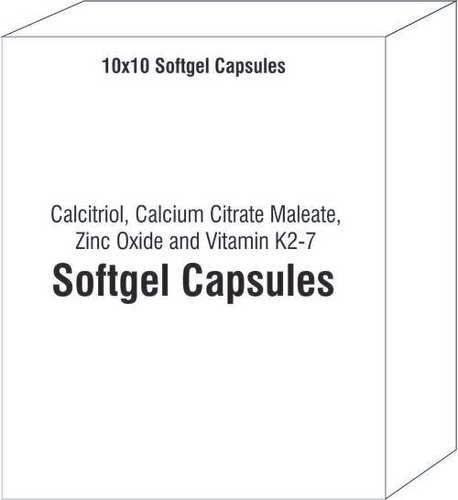 Calcitriol Calcium Citrate Maleate Zinc Oxide and Vitamin K2-7