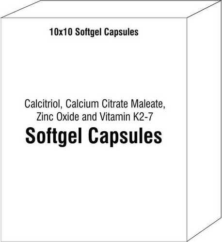 Calcitriol Calcium Citrate Maleate Zinc Oxide and Vitamin K2-7