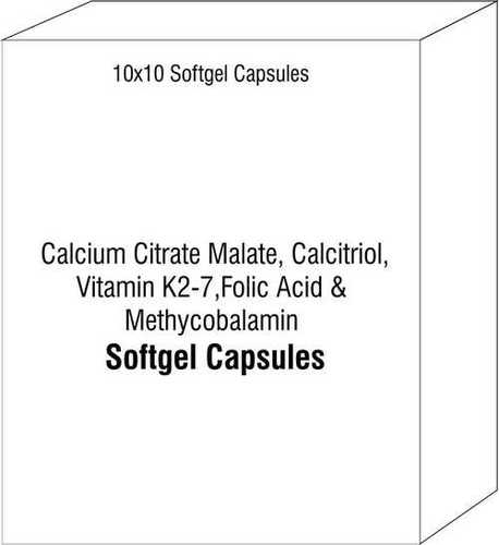 Calcium Citrate Maletae Calcitriol Vitamin K2-7 Folic Acid and Methycobalamin