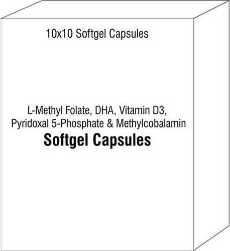 L-Methyl Folate DHA Vitamin D3 Pyridoxal 5-Phosphate and Methylcobalamin