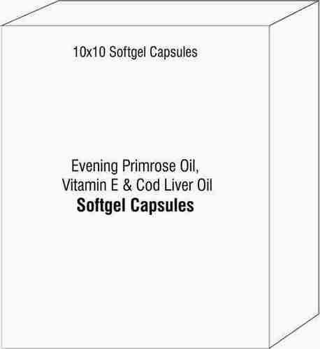 Evening Primrose Oil Vitamin E and Cod Liver Oil Softgel Capsules