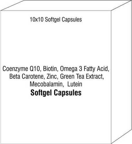 Coenzyme Q10 Biotin Omega 3 Fatty Acid Beta Carotene Zinc Green Tea Extract Mecobalamin Lutein