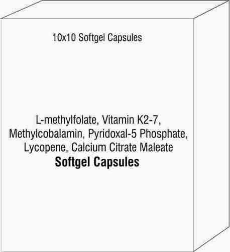 L-methylfolate Vitamin K2-7 Methylcobalamin Pyridoxal-5 Phosphate Lycopene Calcium Citrate Maleate