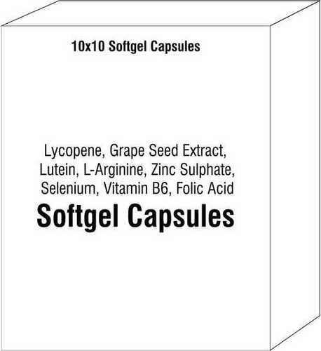 Lycopene Grape Seed Extract Lutein L-Arginine Zinc Sulphate Selenium Vitamin B6 Folic Acid