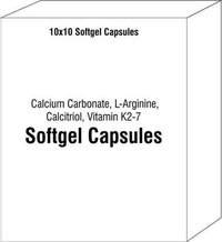 Calcium Carbonate L-Arginine Calcitriol Vitamin K2-7 Soft Gelatin Capsule