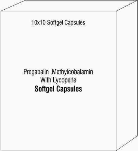 Pregabalin Methylcobalamin With Lycopene Softgelatin Capsules