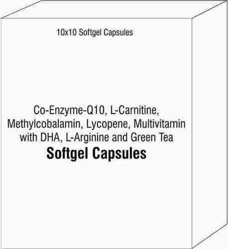 Co-Enzyme-Q10 L-Carnitine Methylcobalamin Lycopene Multivitamin with DHA L-Arginine and Green Tea