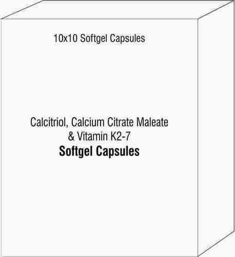 Calcitriol Calcium Citrate Maleate Vitamin K2-7 Capsules