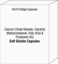 Calcium Citrate Calcitriol Zinc Sulphate Monohydrate Vitamin B1 Vitamin B6 and Methylcobalamin