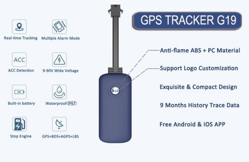 Vehicle Tracking System G19 Dimensions: 74(L)*35(W)*13(H) Millimeter (Mm)