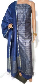 Pure Linen Silk Full Weaved Top 2.5 Mtrs, Dupatta 2.5 Mtrs ,bottom 2.15 Mtrs.