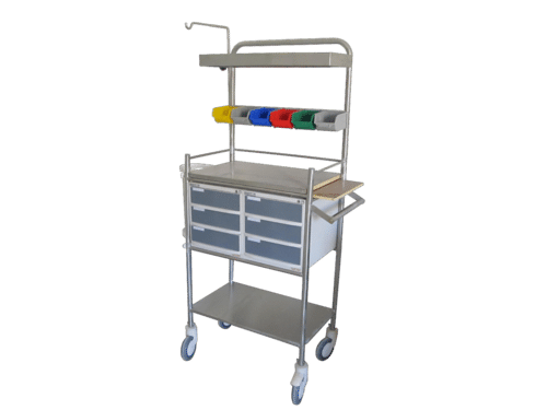 Crash cart trolley