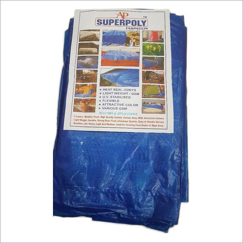 Blue Plastic Tarpaulin Sheet