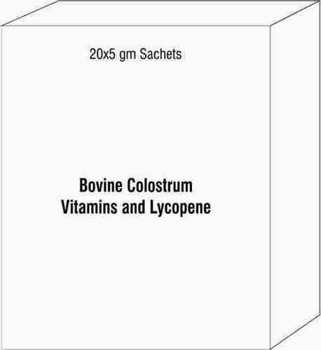 Softgel Capsules of Bovine Colostrum Vitamins and Lycopene