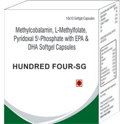 Methylcobalamin L-Methylfolate Pyridoxal 5-Phosphate with EPA and DHA Softgel Capsules