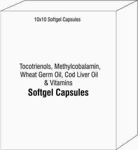 Tocotrienols Methylcobalamin Wheat Germ Oil Cod Liver Oil And Vitamins Softgel Capsules