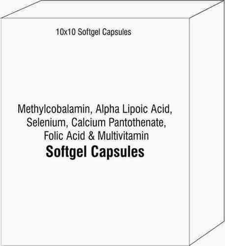 Methylcobalamin Alpha Lipoic Acid Selenium Calcium Pantothenate Folic Acid And Multivitamin Softgel