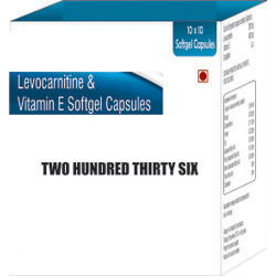 Levocarnitine and Vitamin E Softgel Capsules