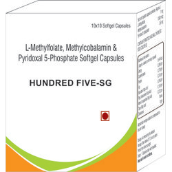 L-Methylfolate Methylcobalamin and Pyridoxal 5-Phosphate Softgel Capsules