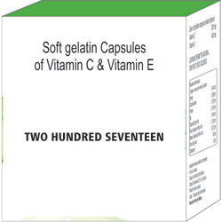 Soft Gelatin Capsules of Vitamin C and Vitamin E
