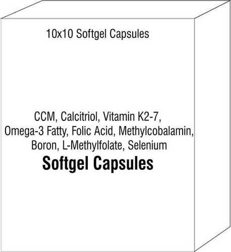 Ccm Calcitriol Vitamin K2-7 Omega-3 Fatty Folic Acid Methylcobalamin Boron L-Methylfolate Selenium