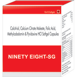 Calcitriol Calcium Citrate Maleate Folic Acid Methylcobalamin and Pyridoxine HCI Softgel Capsules