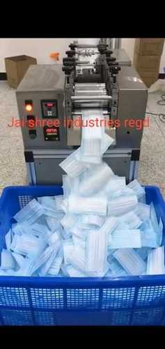 Silver Automatic Face Mask Machine