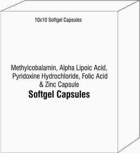 Methylcobalamin Alpha Lipoic Acid Pyridoxine Hydrochloride Folic Acid and Zinc Capsule