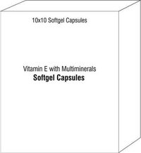 Vitamin E With Multiminerals Soft Gelatin CapsulesVitamin E With Multiminerals Soft Gelatin Capsules