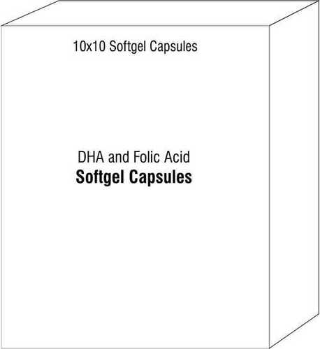Softgels of DHA and Folic Acid