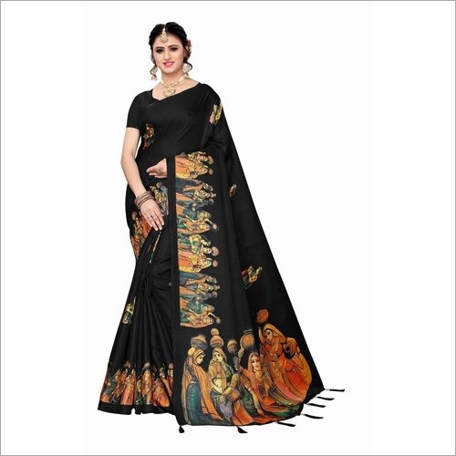 Silk Digital Printed Saree