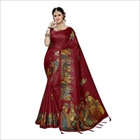 Silk Digital Printed Saree