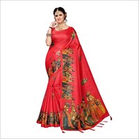 Silk Digital Printed Saree