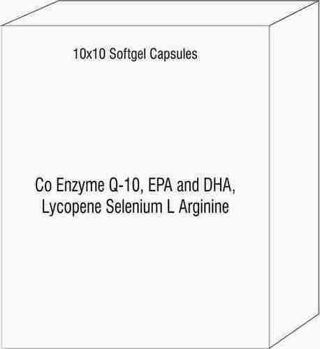 Co Enzyme Q-10 EPA and DHA Lycopene Selenium L Arginine