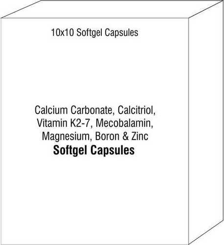 Calcium Carbonate Calcitriol Vitamin K2-7 Mecobalamin Magnesium Boron and Zinc Capsules