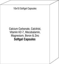 Calcium Carbonate Calcitriol Vitamin K2-7 Mecobalamin Magnesium Boron and Zinc Capsules