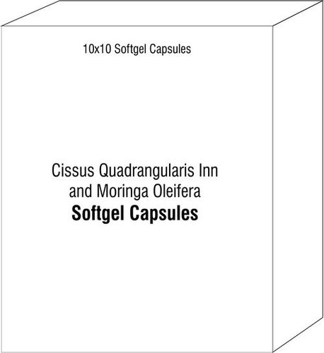 Cissus Quadrangularis Inn and Moringa Oleifera Softgel Capsules