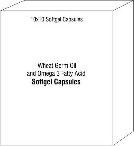 Wheat Germ Oil and Omega 3 Fatty Acids Softgels