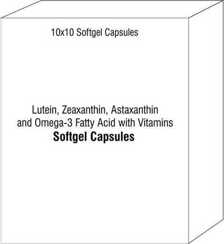 Lutein Zeaxanthin Astaxanthin and Omega-3 Fatty Acid with Vitamins Softgel Capsules