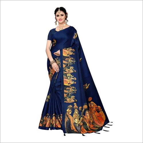 Silk Digital Printed Saree