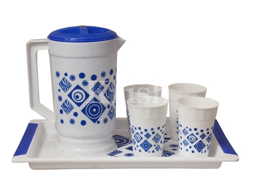 Plastic Jug and Glass Set