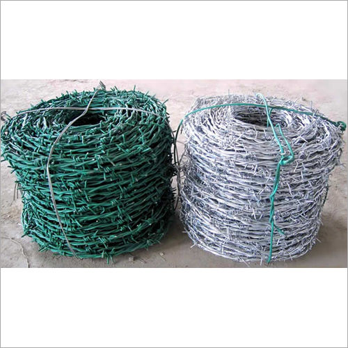 Metal Double Strand Barbed Wire Fence