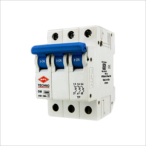 Techno Three Pole Miniature Circuit Breaker By TVARITA ELECTRICALS AND CONTRACTORS