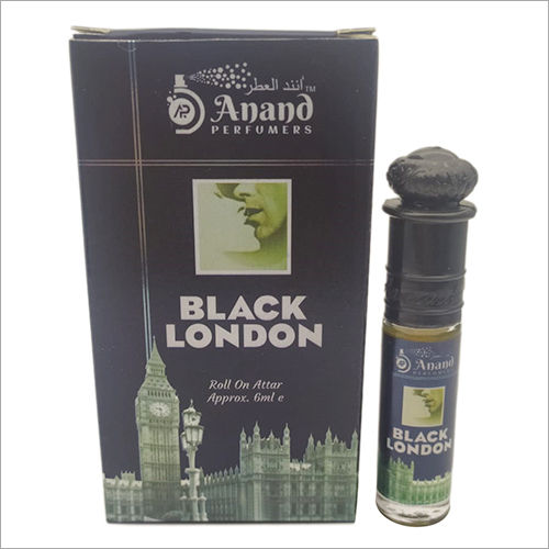 6 Ml Black London Roll On Attar