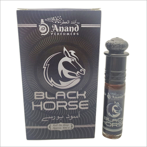 6 Ml Black Horse Roll On Attar