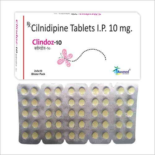 Clinidipine IP  10 mg.CLINDOZ-10