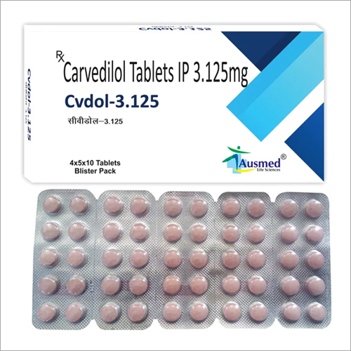 3.125 MG Carvedilol Tablets IP