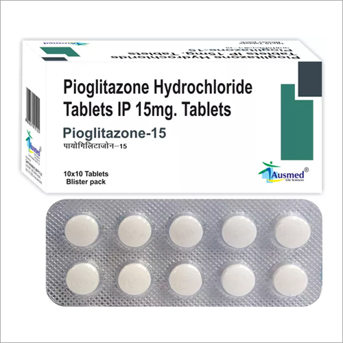 Pioglitazone Hydrochloride Tablets IP 15 MG/Pioglitazone-15