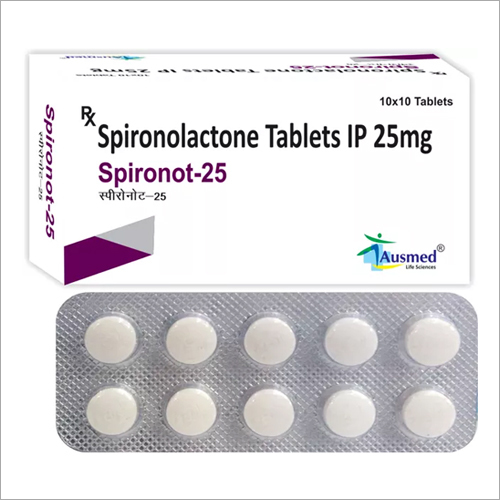25 Mg Spironolactone Tablets IP/Spironot-25